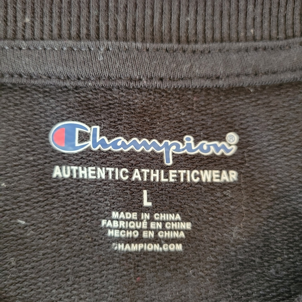 Champion Solid Script Campus French Terry Sweatsh… - image 7